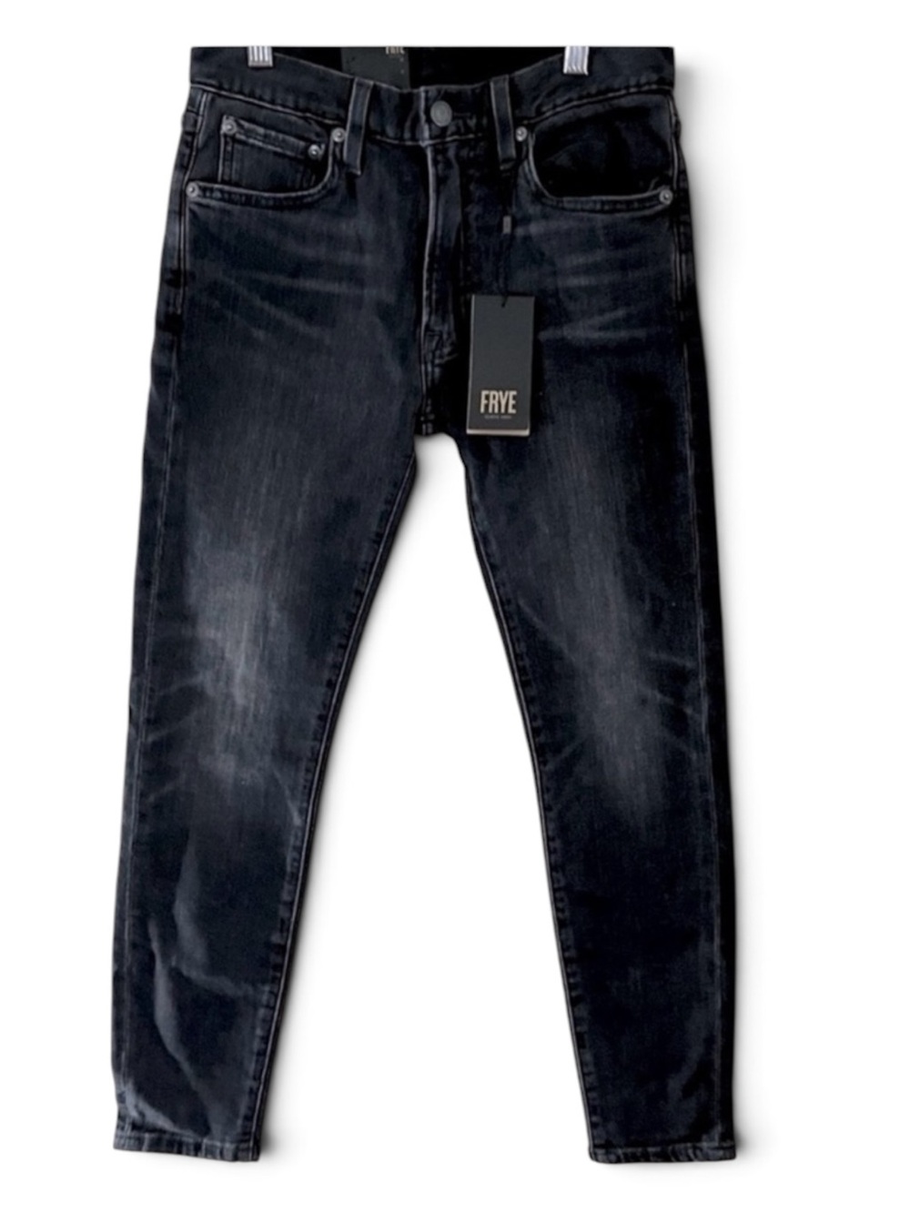 NWT Frye Sienna Cropped Skinny Dark Black Jeans